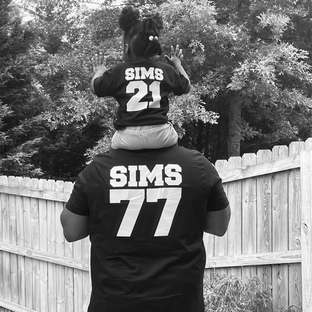 Personalized First Father's Day Daddy and Me Outfit | CWFamily148