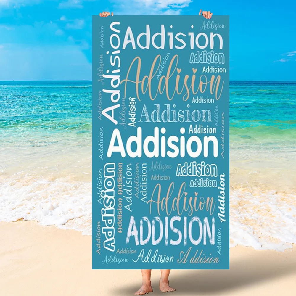 Personalized Lovely Kid Towel for Summer & Beach | CWTowel90