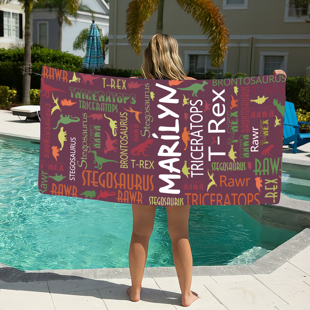 Personalized Lovely Kid Towel for Summer & Beach | CWTowel102