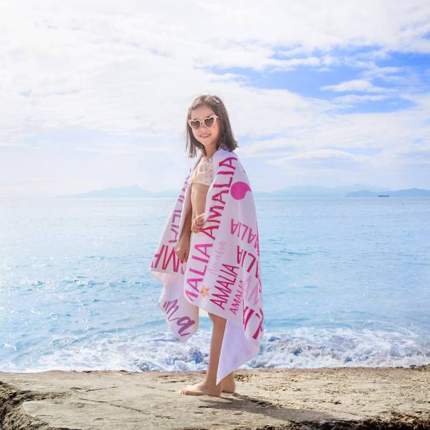 Personalized Ocean Animals Beach towels for Summer & Beach | CWTowel74