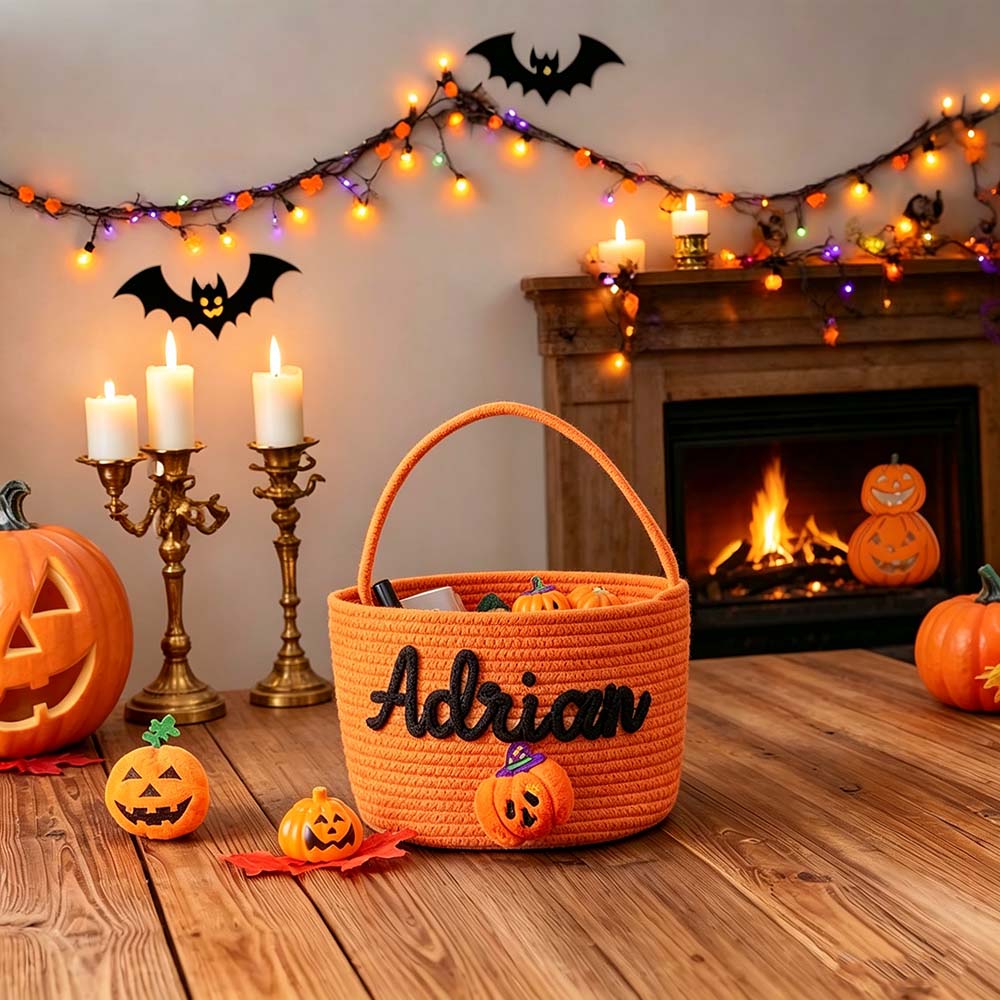 Personalized Halloween Treat Basket | CWHalloween105