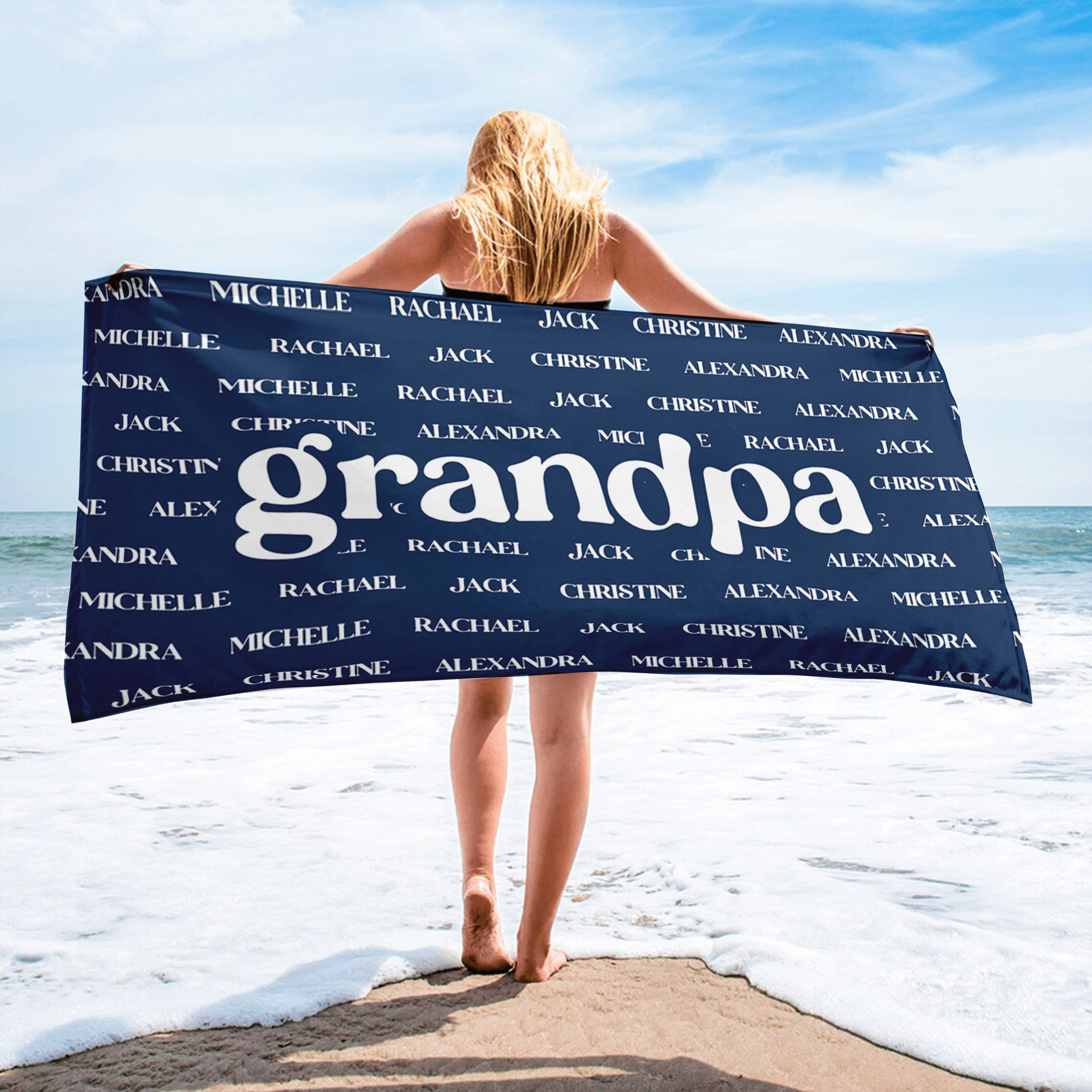 Personalized Lovely Kid Towel for Summer & Beach | CWTowel104