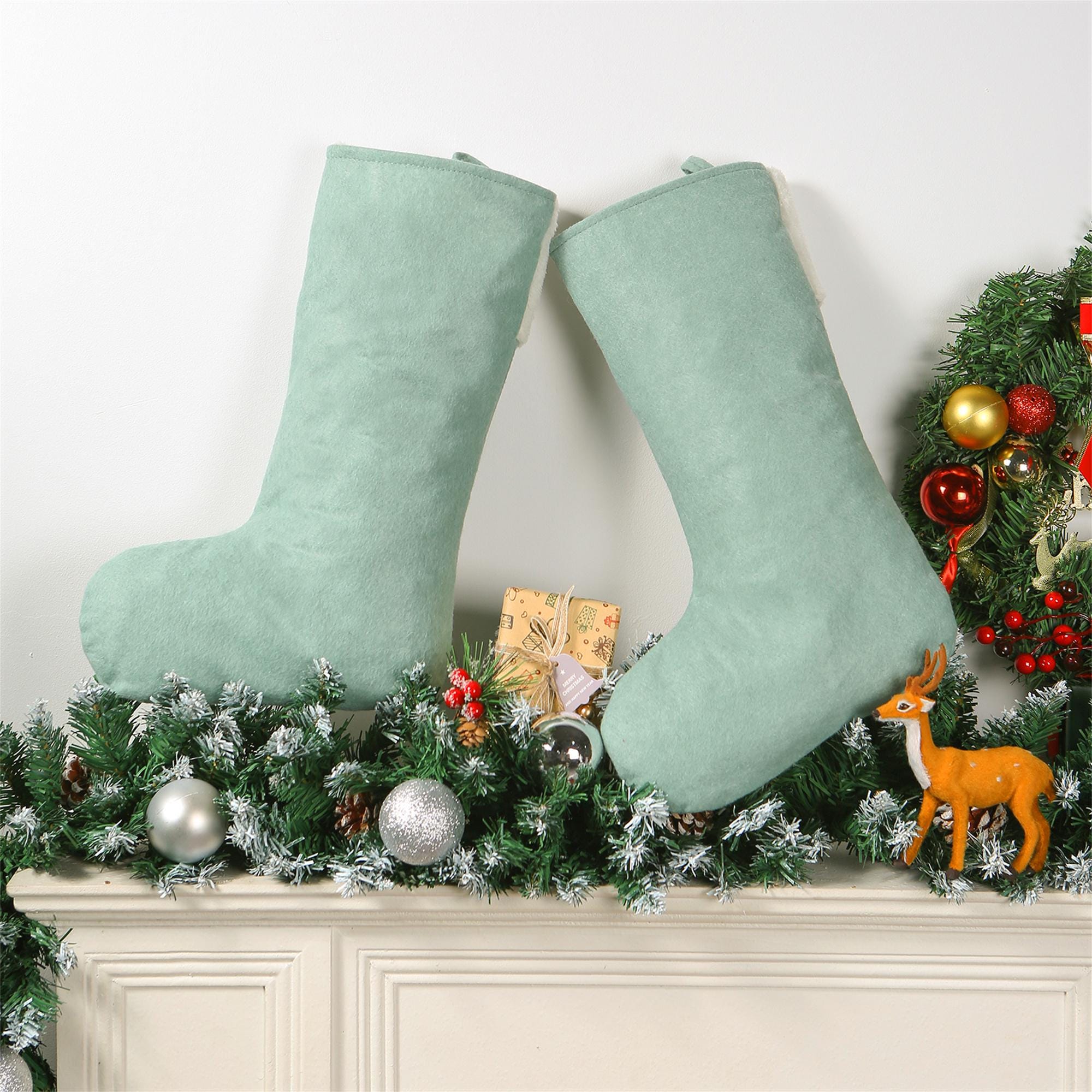 Personalized Embroidered Cute Pattern Christmas Stocking | MCGift207