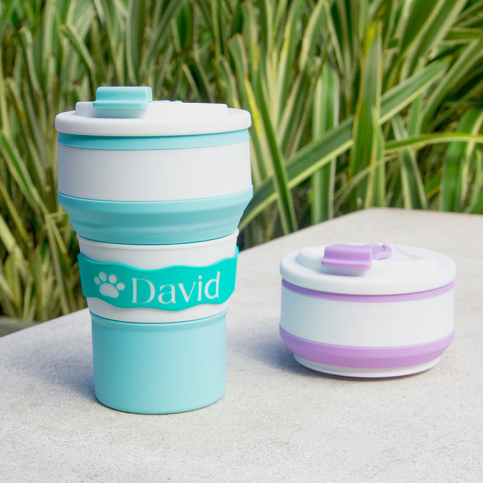 Personalised Portable Leak-Proof Silicone Water Cup | CWBaby159