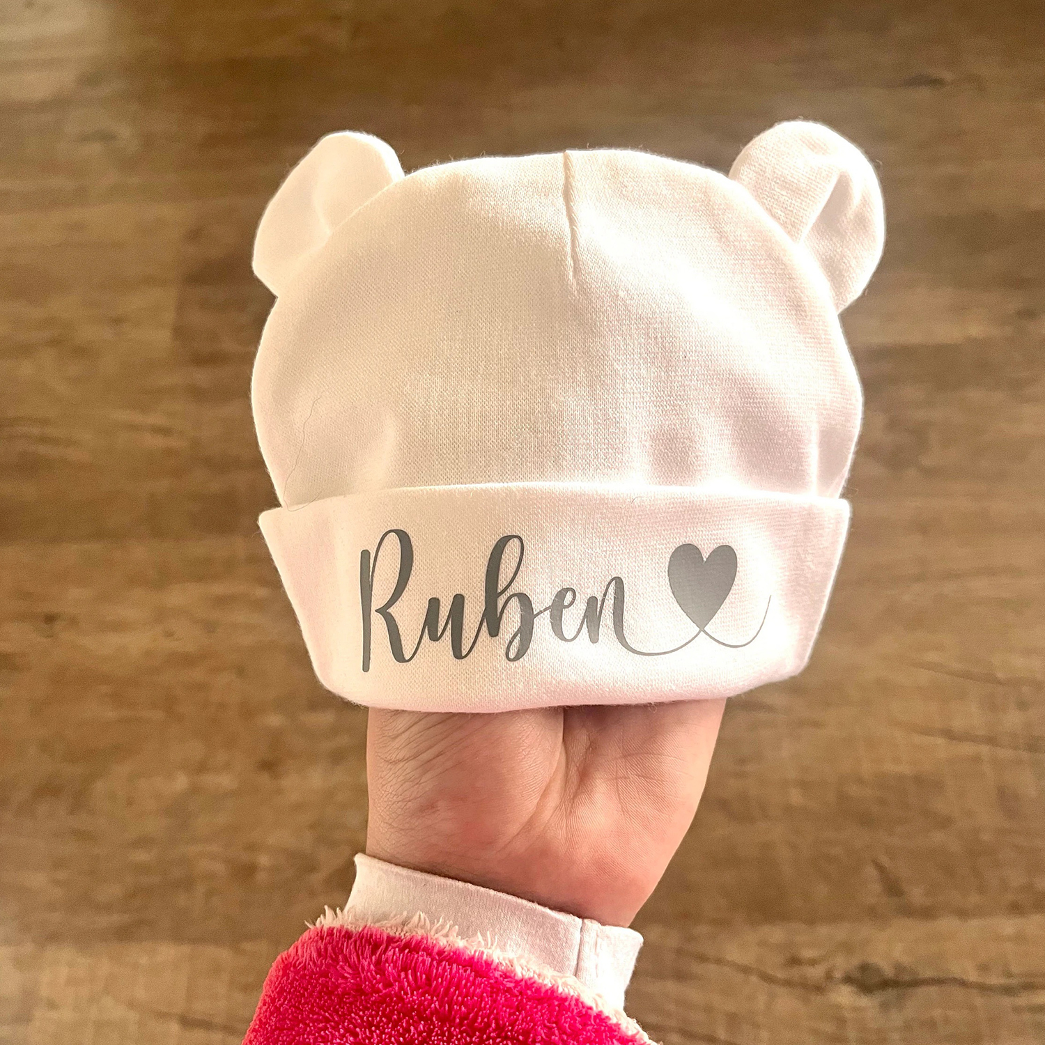 Personalized Lovely Bear Baby Hat for Comfort & Unique | HSKid38