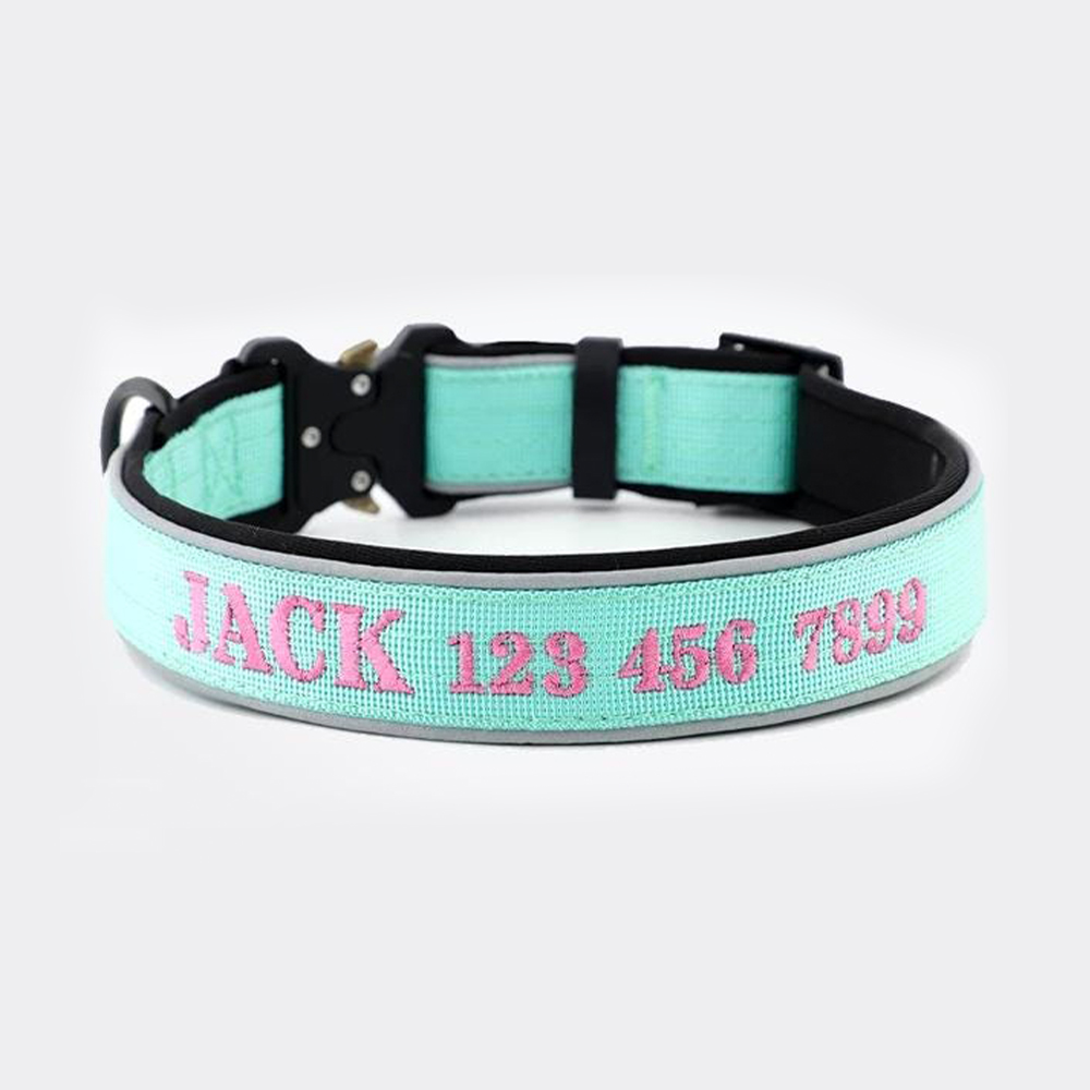 Personalized Embroidered Dog Collar & Leash Set | BKPet434