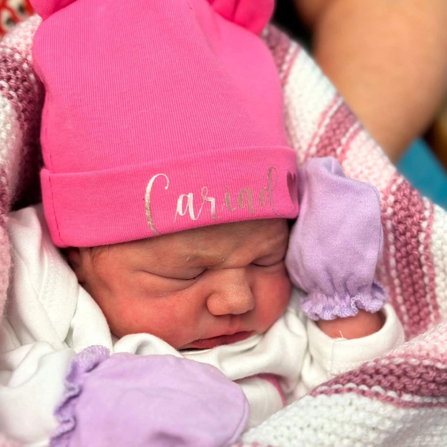 Personalized Lovely Bear Baby Hat for Comfort & Unique | HSKid38