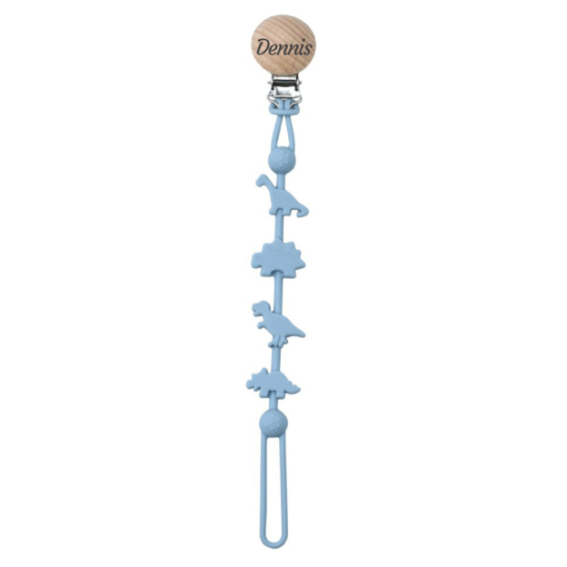 Personalized Baby Pacifier Silicone Chewable Clip | CWToy155