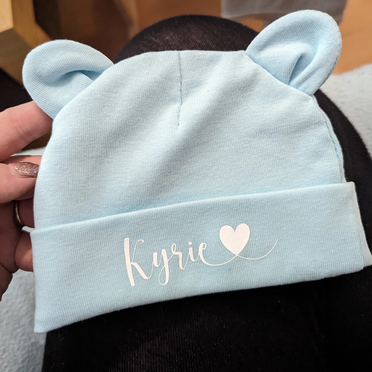 Personalized Lovely Bear Baby Hat for Comfort & Unique | HSKid38
