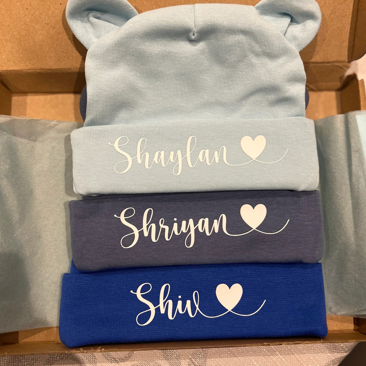 Personalized Lovely Bear Baby Hat for Comfort & Unique | HSKid38