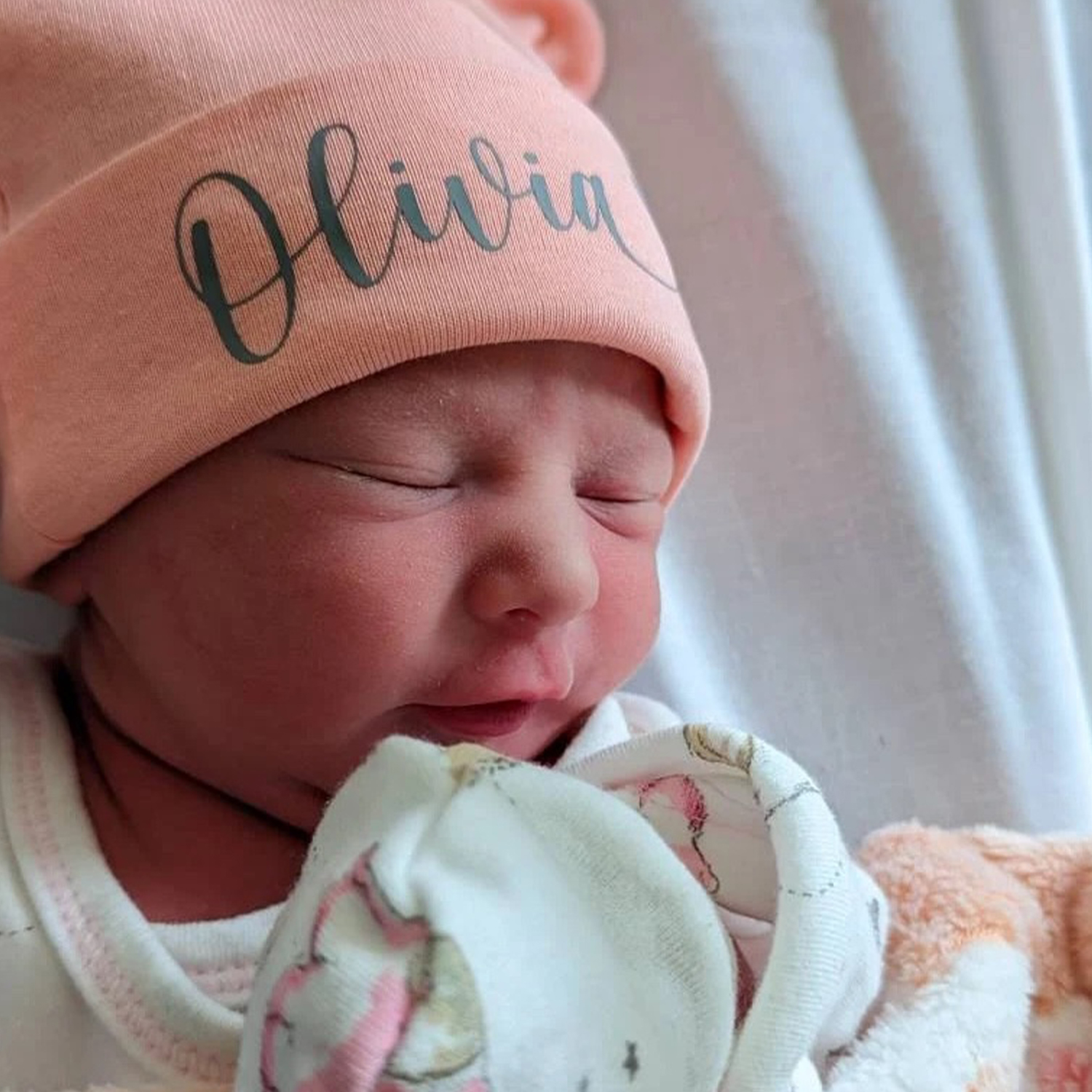 Personalized Lovely Bear Baby Hat for Comfort & Unique | HSKid38