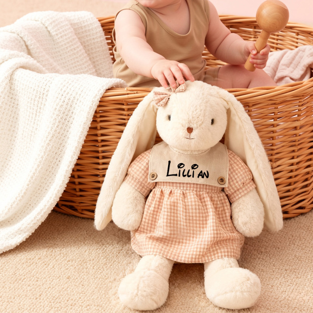 Personalized Baby Gift Adorable Soft Bunny Rabbit | CWToy166