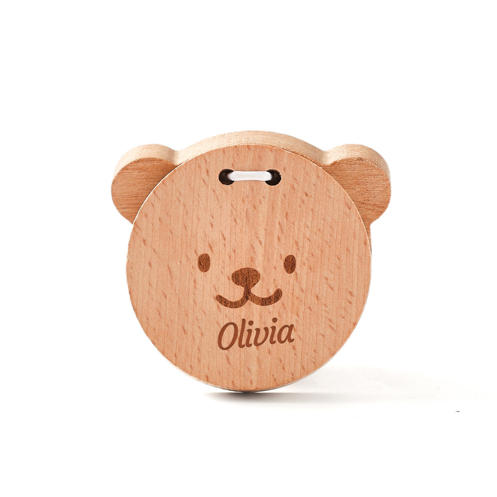 Personalized Wooden Baby Montessori Music Toy | CWToy175
