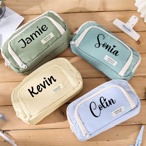 Personalized Back to School Large Storage Pencil Case | CWTeach05