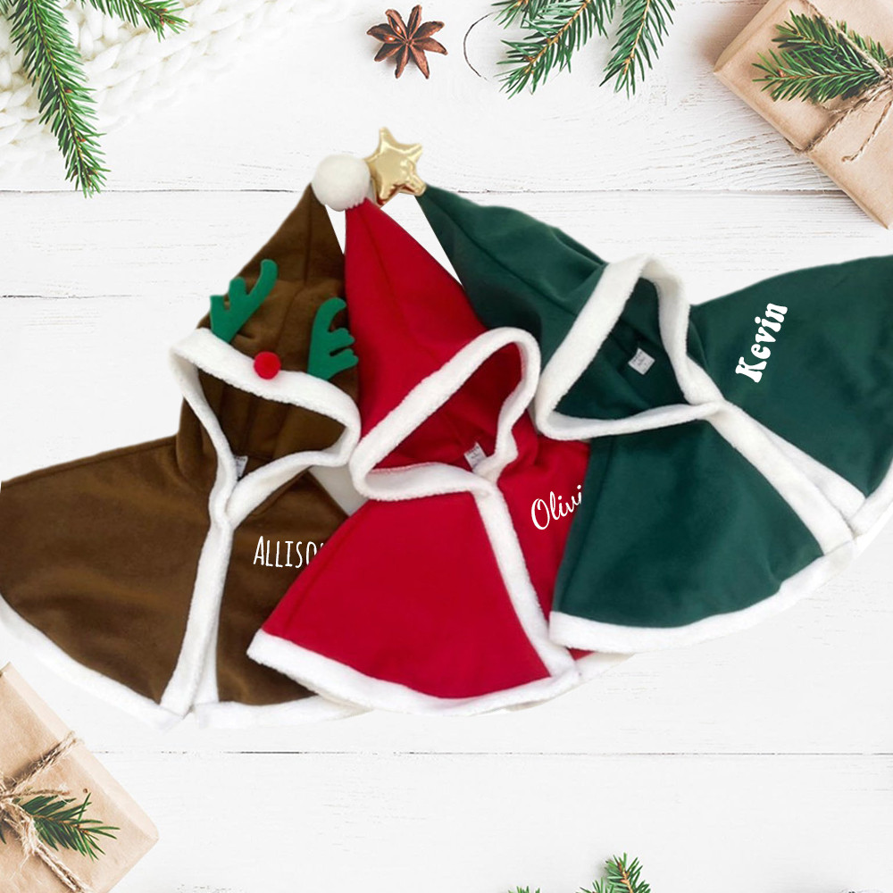 Personalized Warm Baby Christmas Cloak | MCGift104