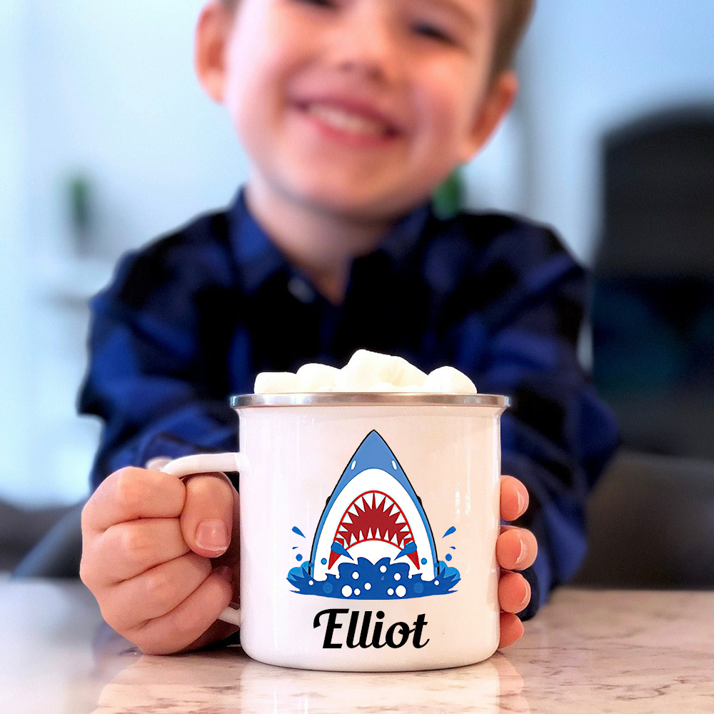 Personalised 12oz Cute Pattern Mugs for Kids  | KidMug36