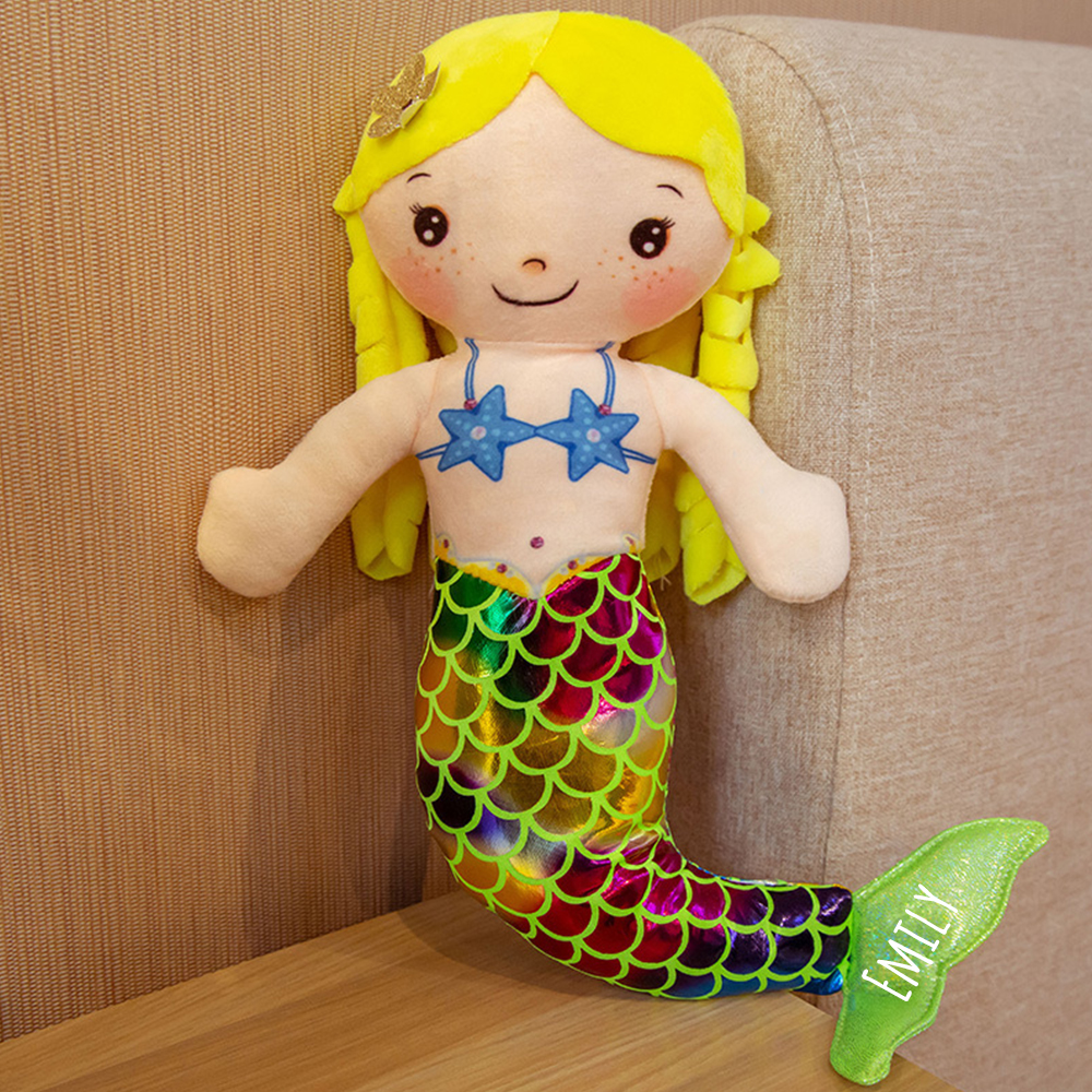 Personalized Kids Mermaid Dreammates Doll | CWToy105