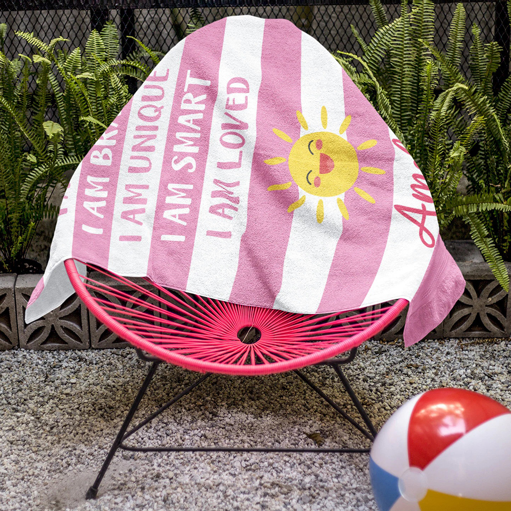 Personalized Lovely Kid Towel for Summer & Beach | CWTowel132