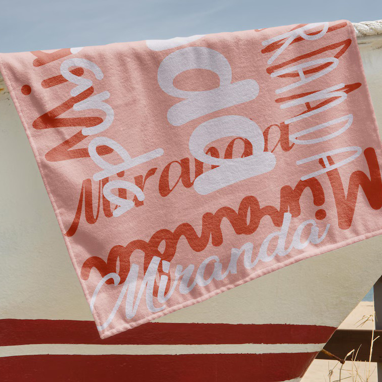 [Copy]Personalized Lovely Kid Towel for Summer & Beach | CWTowel134