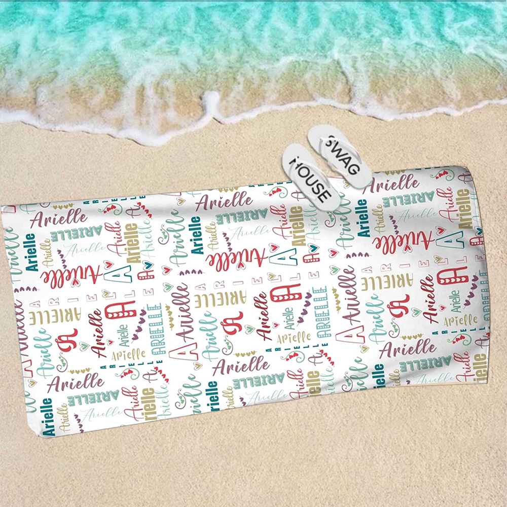 Personalized Lovely Kid Towel for Summer & Beach | CWTowel138