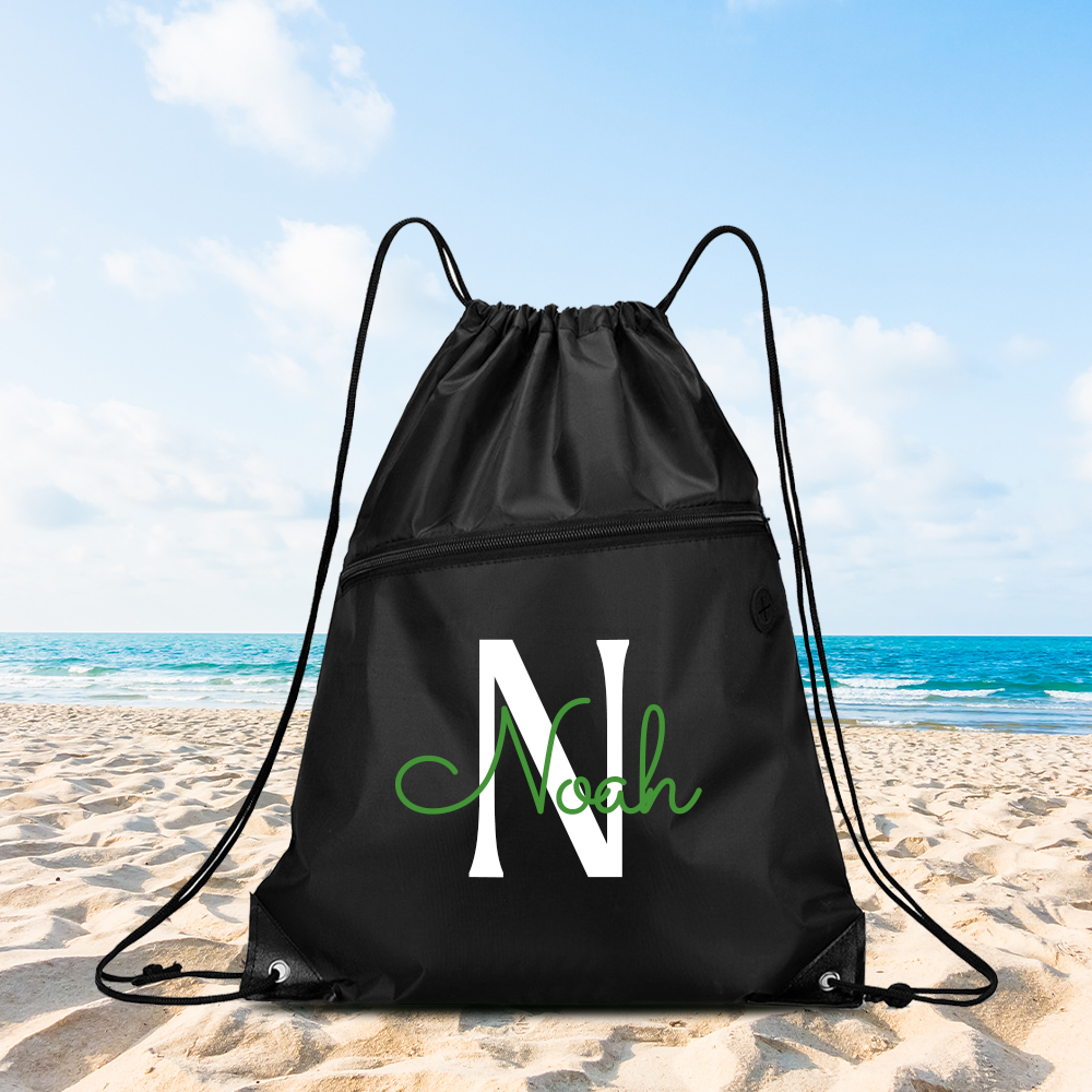 Personalized Colourful Drawstring Water Proof Beach Bag | CWBeach147