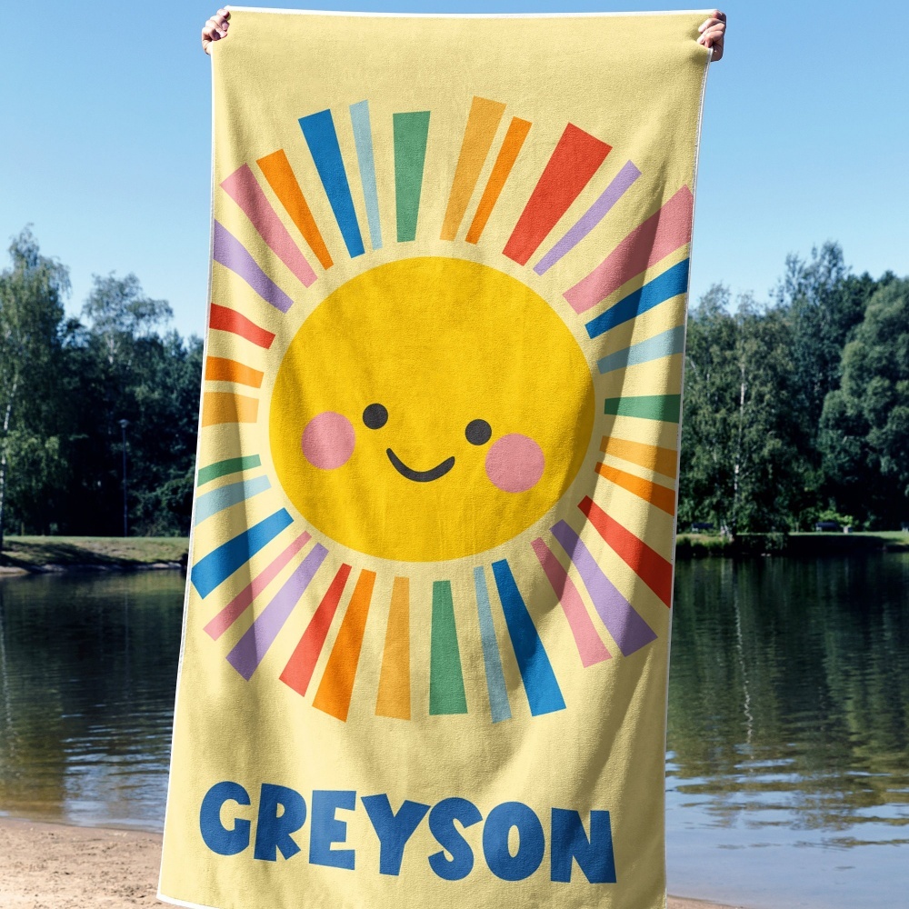 Personalized Lovely Kid Towel for Summer & Beach | CWTowel140