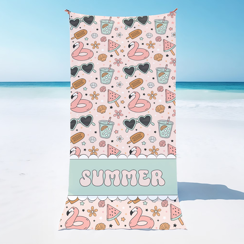 Personalized Lovely Kid Towel for Summer & Beach | CWTowel141