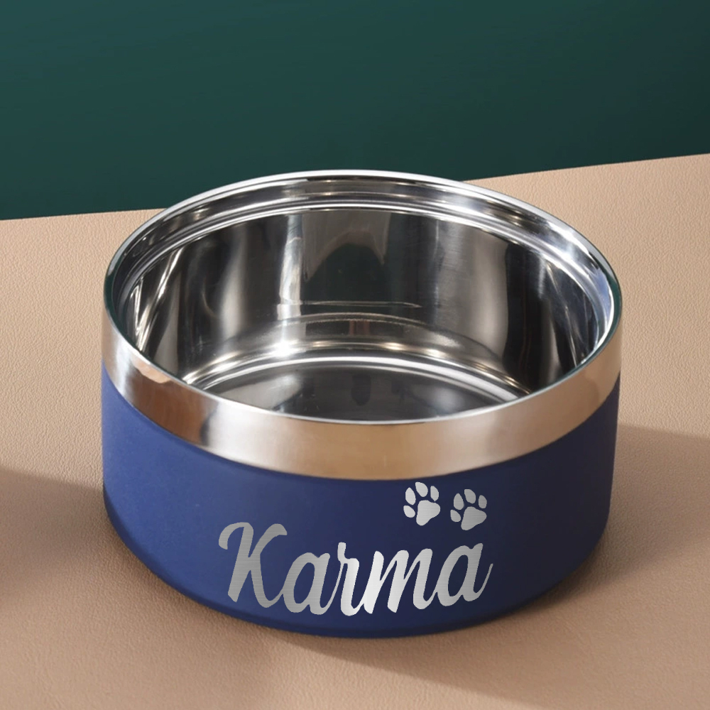 Personalized Stainless Steel Pet Food Bowl  | BKPet150