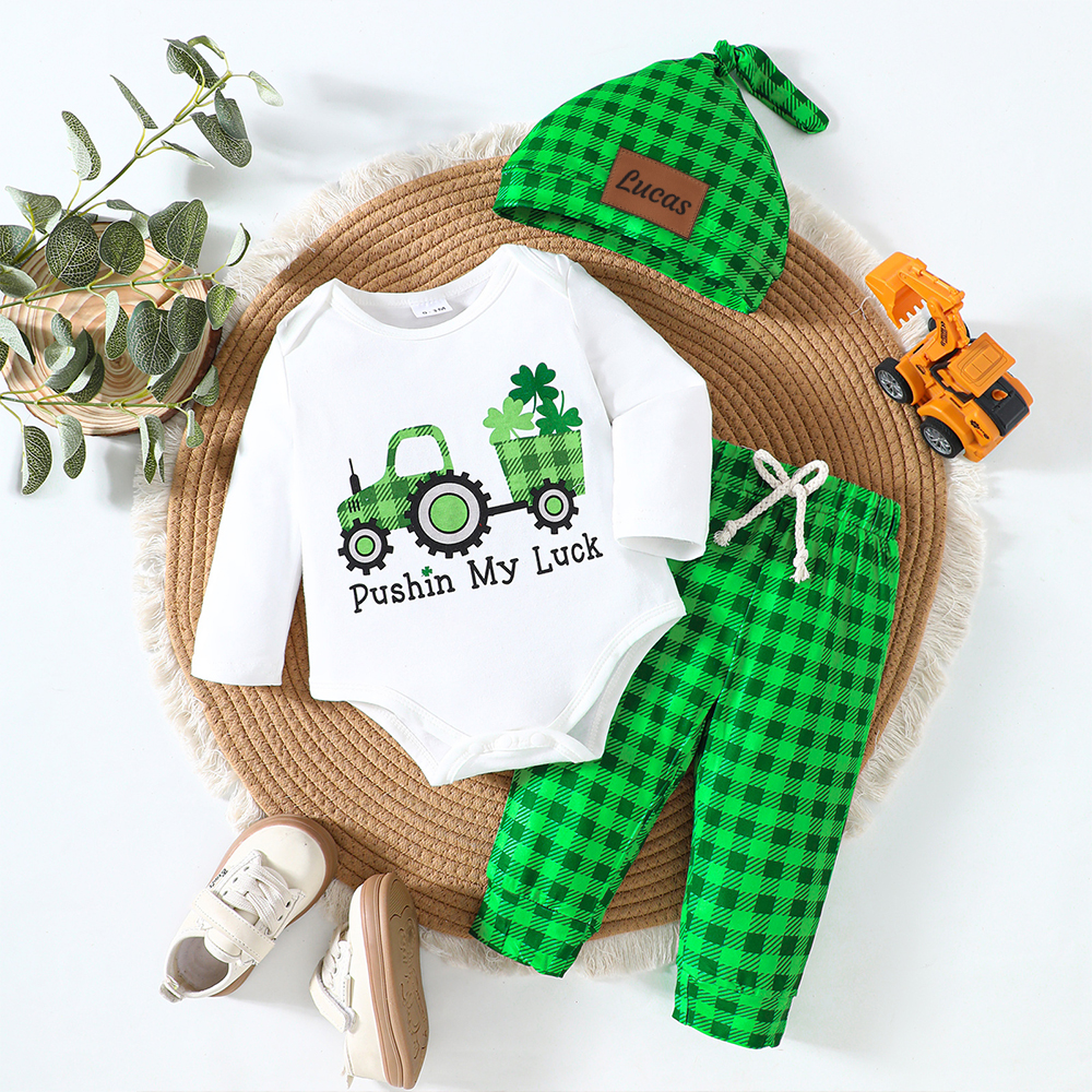 Personalized Baby First St. Patrick's Day Outfit Set | CWBaby176