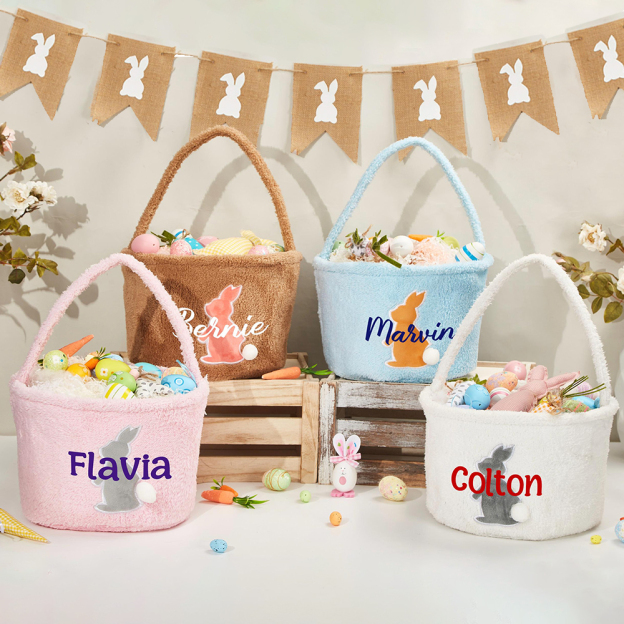Personalized Name Easter Bunny Basket | CWEaster36