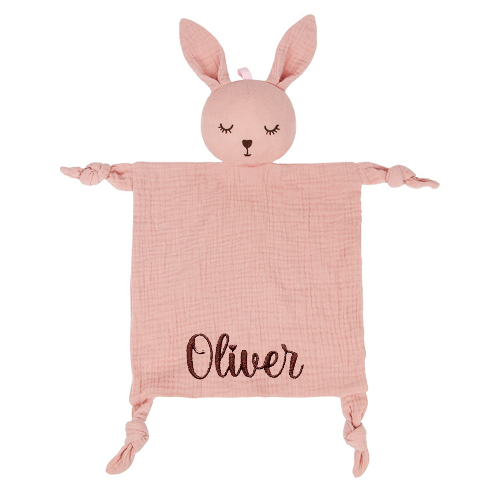 Personalized Baby Embroidery Comforter Sleep Toy | CWToy117