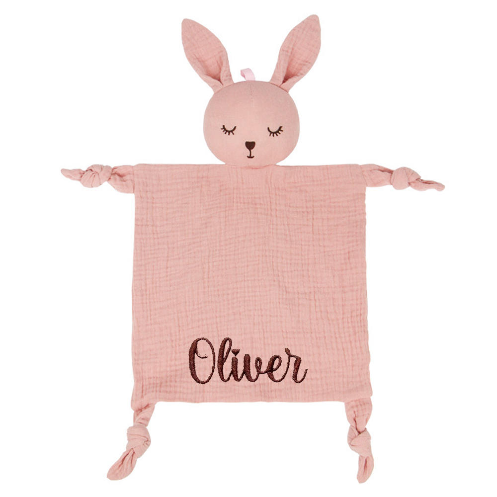 Personalized Baby Embroidery Comforter Sleep Toy | CWToy117