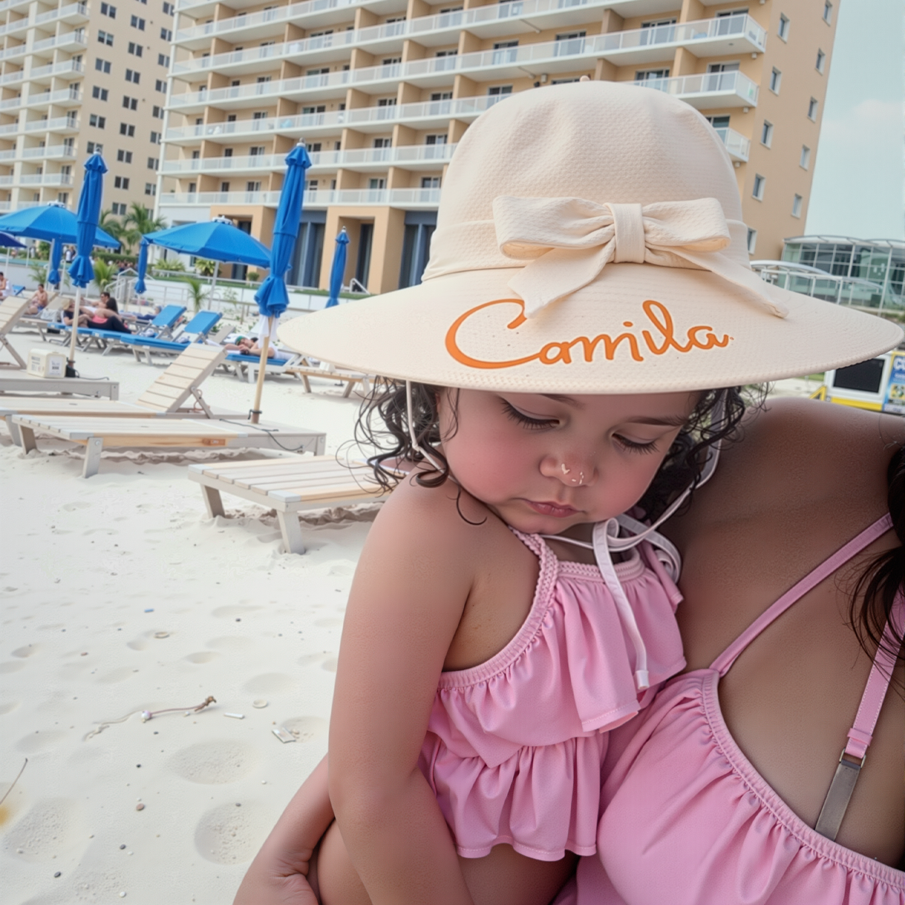 Personalized Lovely Bowknot Bucket Hat for Comfort & Unique | CWBeach170