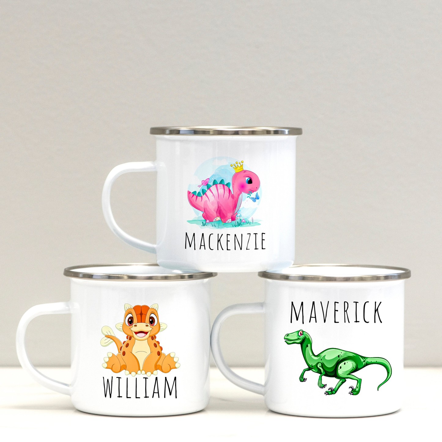 Personalised 12oz Dinosaur Mugs for Kids  | KidMug03