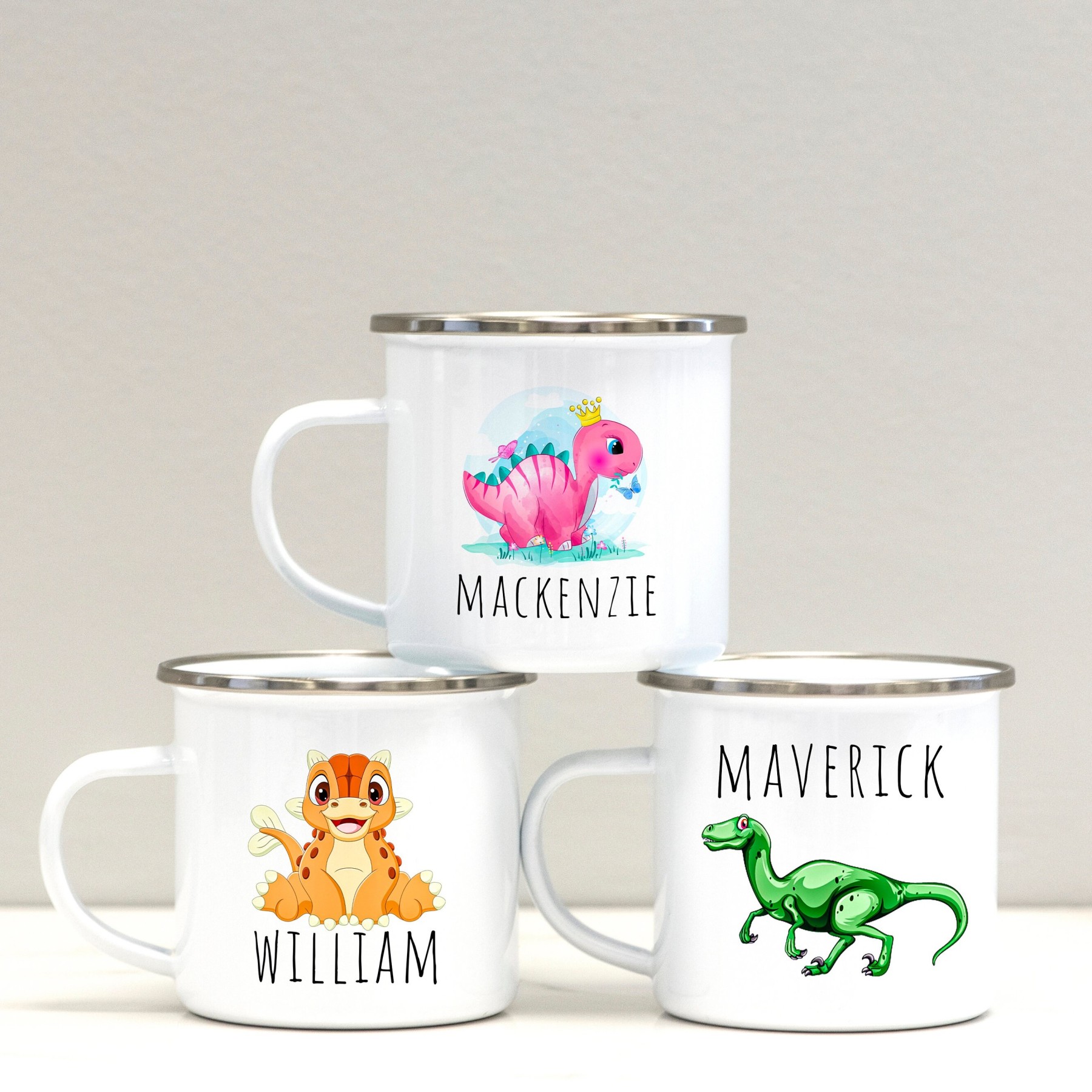 Personalised 12oz Dinosaur Mugs for Kids  | KidMug03