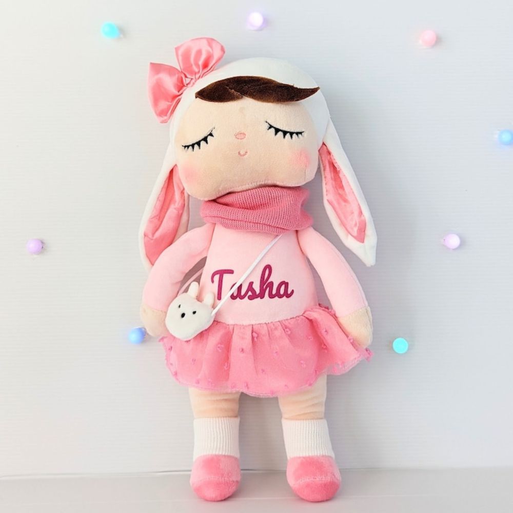Personalized Kid's Bunny with Hug Doll | DEGMine14