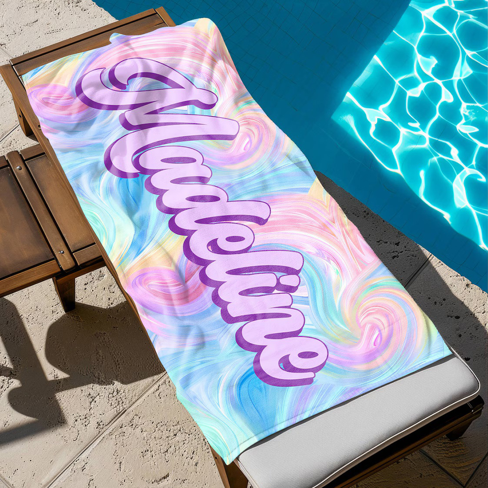 Personalized Lovely Kid Towel for Summer & Beach | CWTowel159