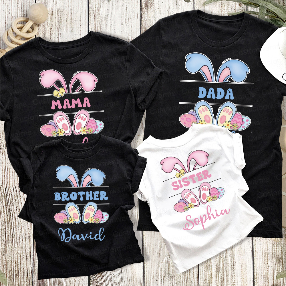 Personalized Family Happy Easter Matching Shirt | CWEaster53
