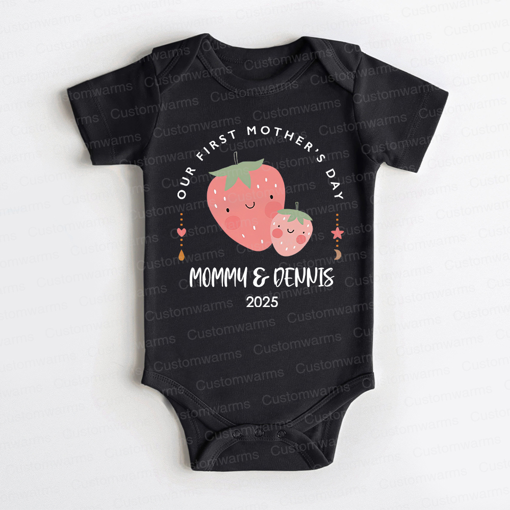 Personalized First Mother's Day Mommy and Baby Outfit | CWFamily18