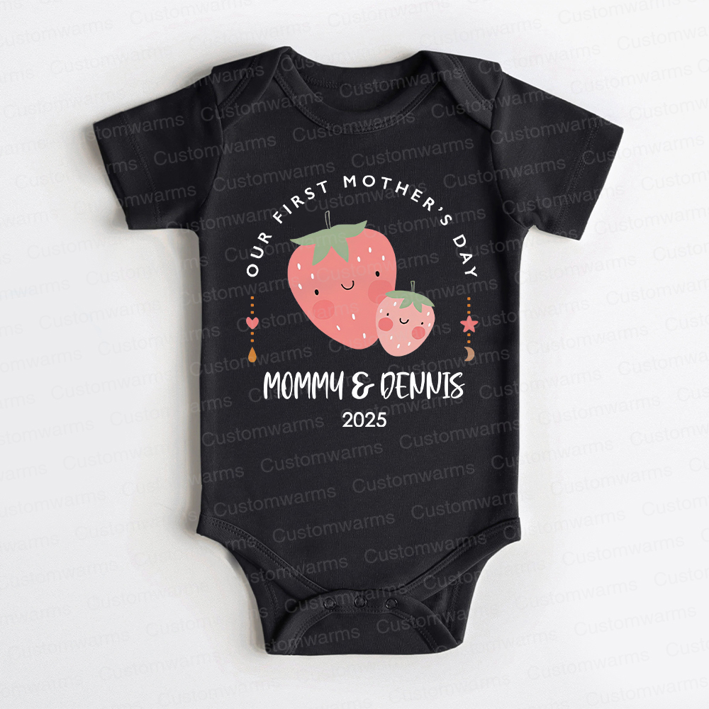 Personalized First Mother's Day Mommy and Baby Outfit | CWFamily18