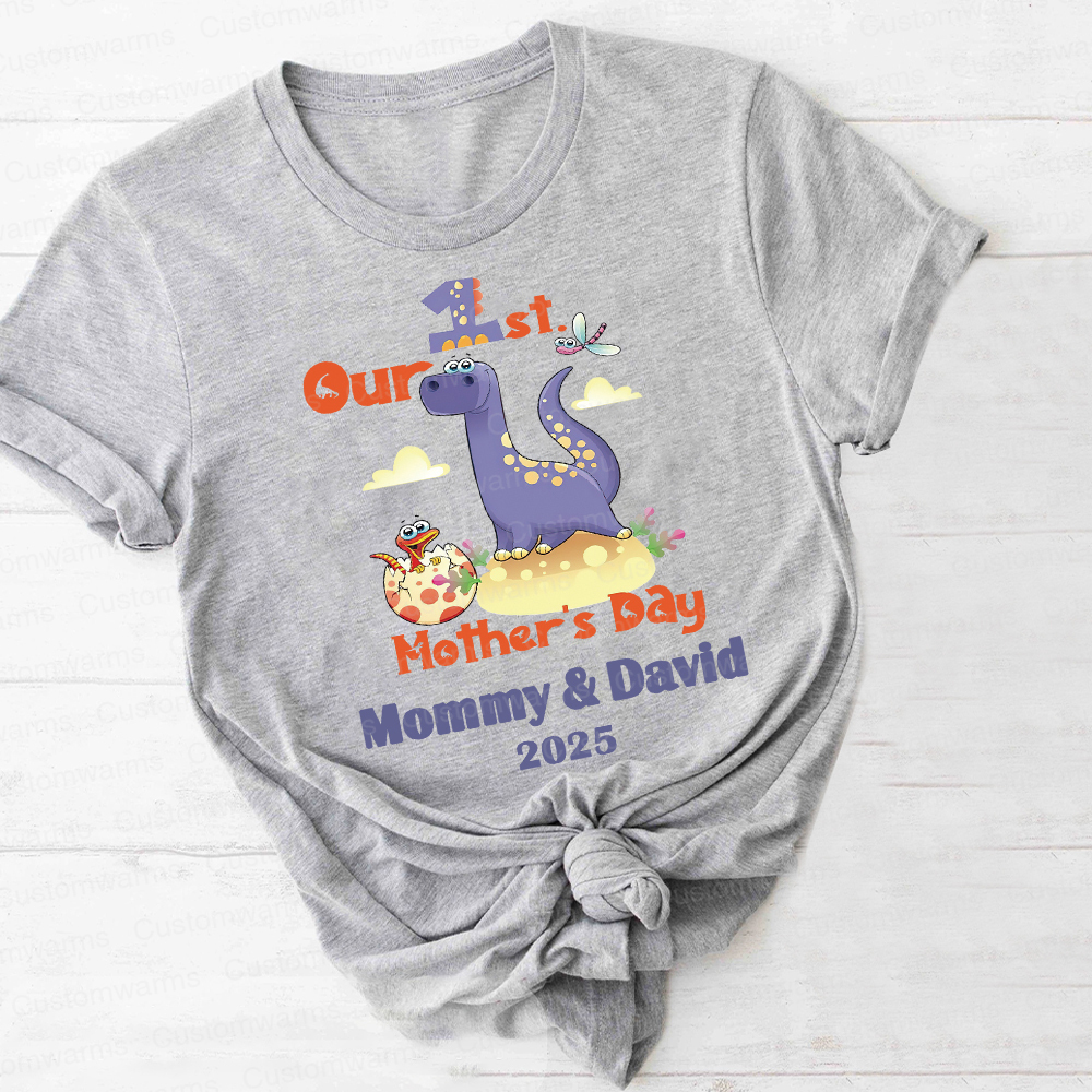 Personalized First Mother's Day Mommy and Baby Outfit | CWFamily36