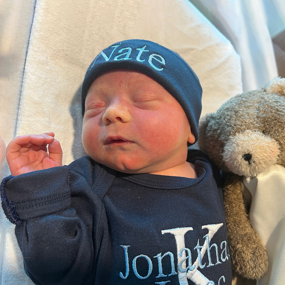 Personalized Embroidery Baby Coming Home Romper and Hat Set | CWBaby202