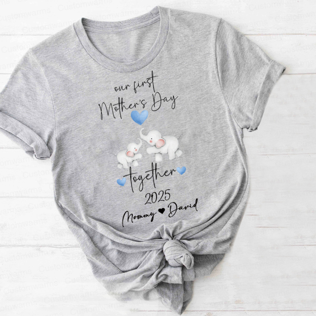 Personalized First Mother's Day Mommy and Baby Outfit | CWFamily26