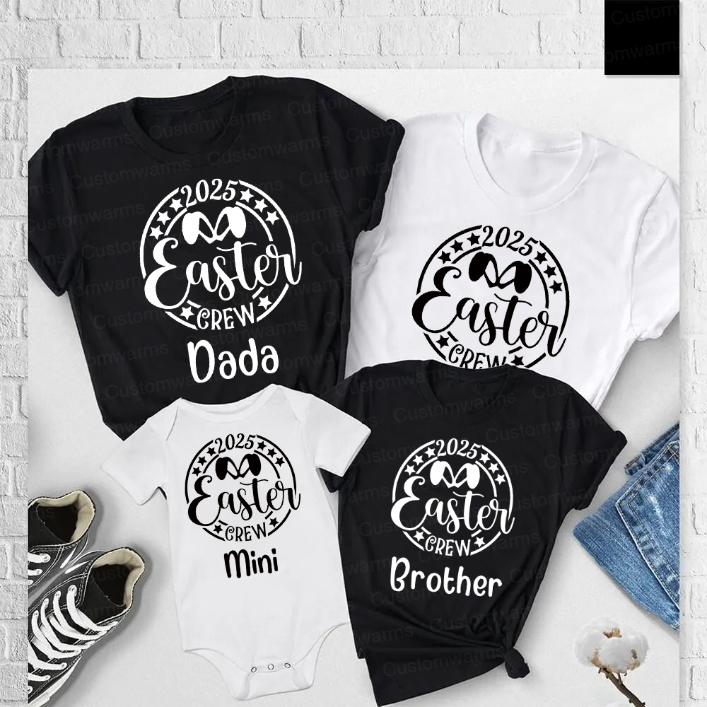 Personalized Family Happy Easter Matching Shirt | CWEaster62
