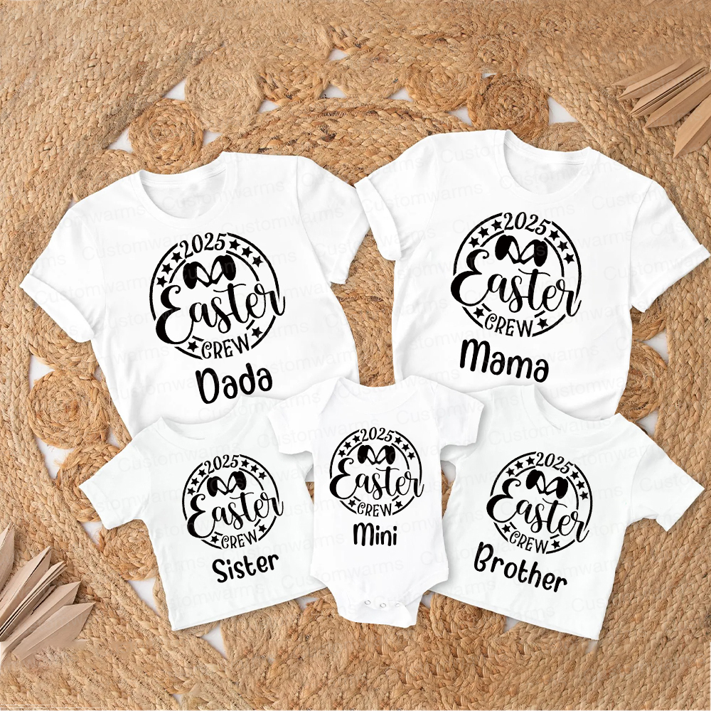 Personalized Family Happy Easter Matching Shirt | CWEaster62