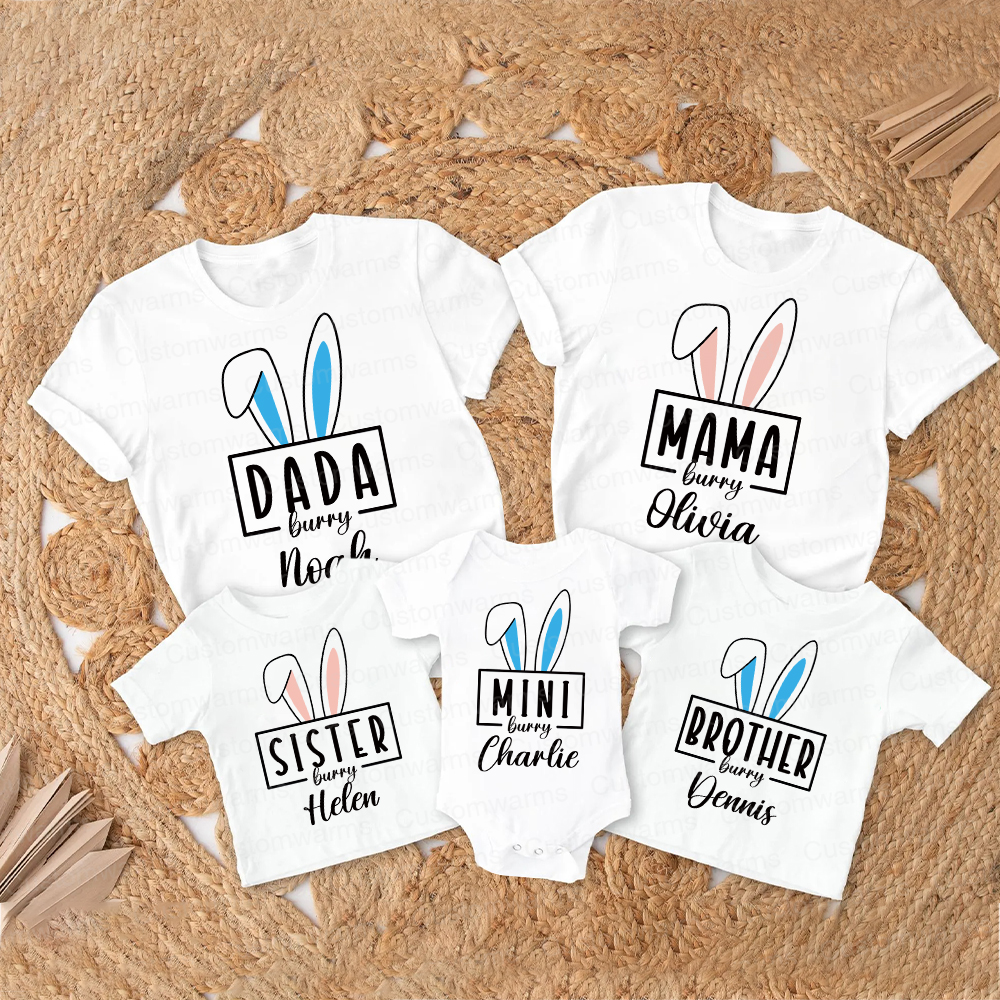Personalized Family Happy Easter Matching Shirt | CWEaster63