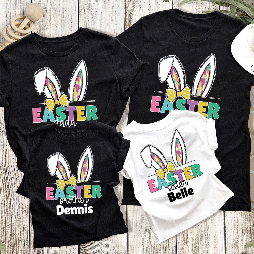 Personalized Family Happy Easter Matching Shirt | CWEaster67