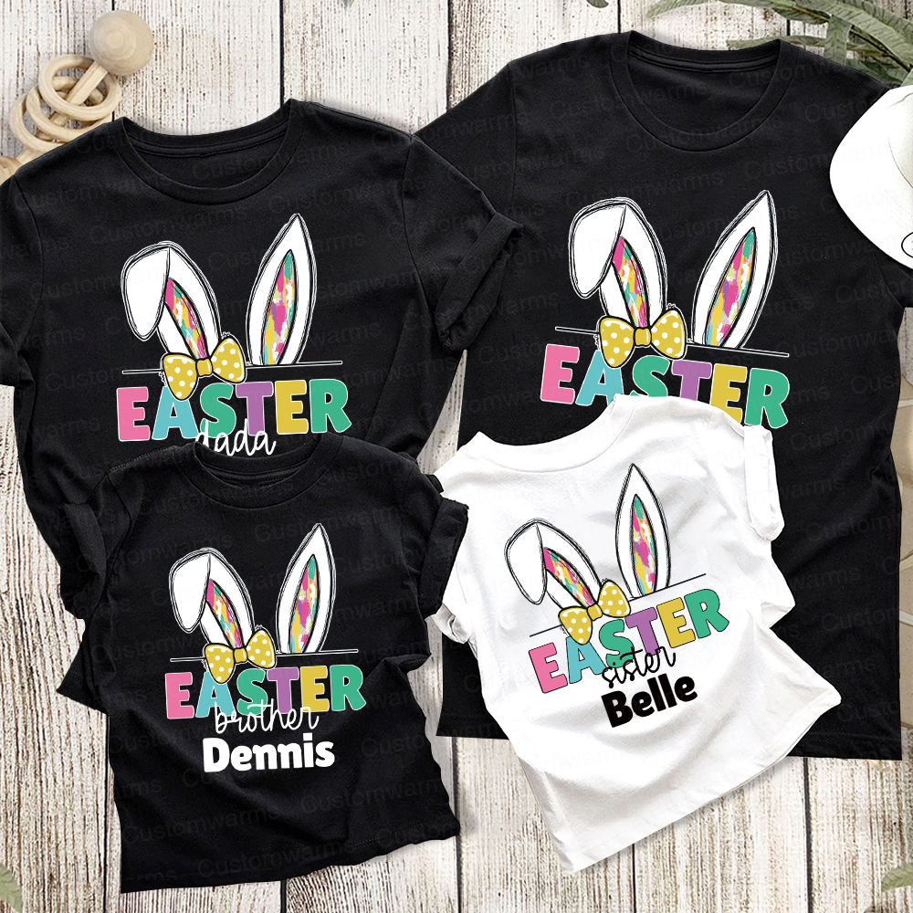 Personalized Family Happy Easter Matching Shirt | CWEaster67