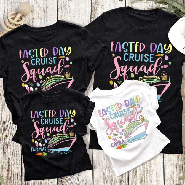 Personalized Family Happy Easter Matching Shirt | CWEaster69