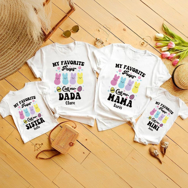 Personalized Family Happy Easter Matching Shirt | CWEaster71